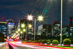 皇居外苑・光跡