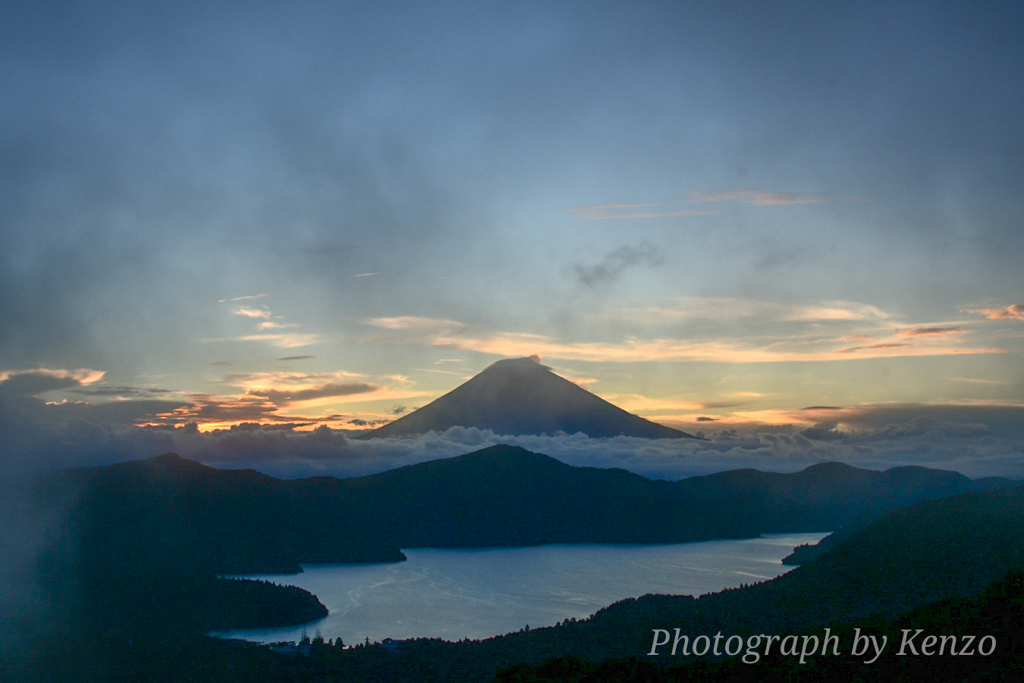 大観山からの夕空