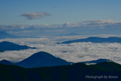 王ヶ頭から見た雲海