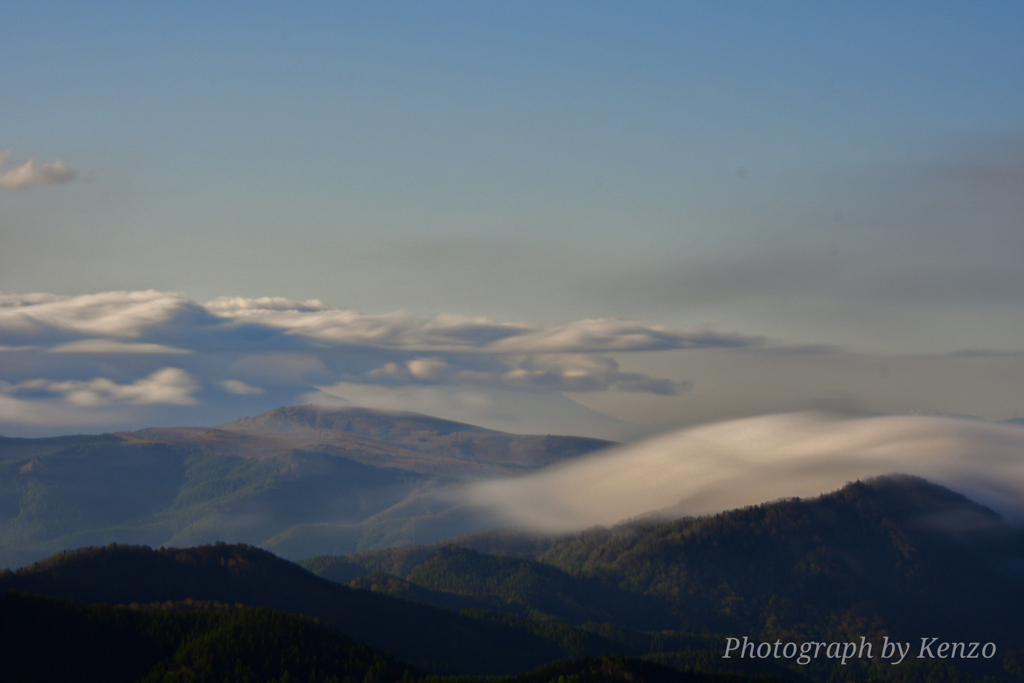 王ヶ鼻からの富士山