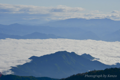 王ヶ頭から見た雲海