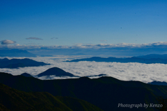 王ヶ頭から見た雲海