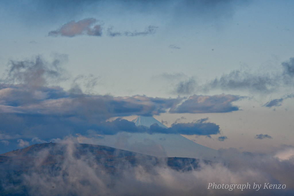 王ヶ鼻からの富士山