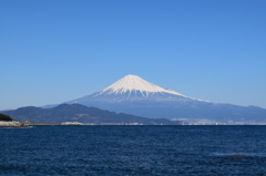 三保の松原からの富士山