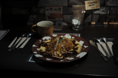 オムライス暗め