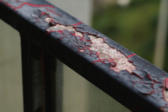 Beauty of painting destruction