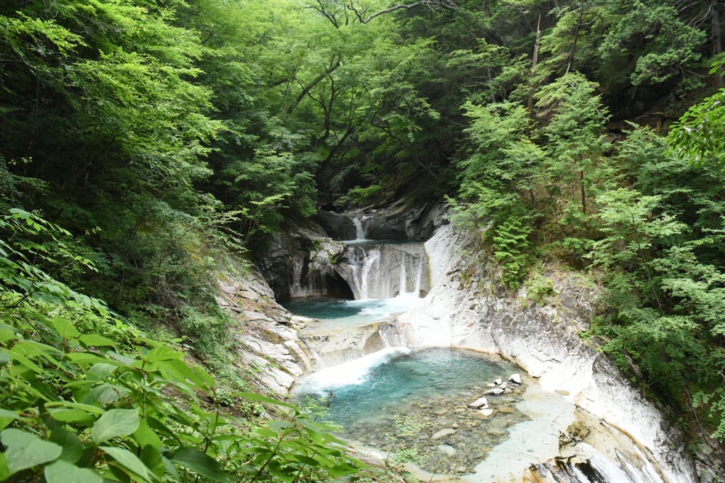 七ツ釜五段の滝
