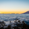 甘利山からの雲海と富士