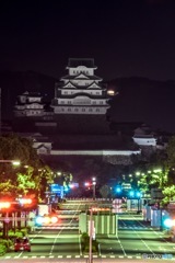 ひっそりと佇む白鷺城
