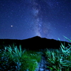 秋田県 鳥海山からの星空