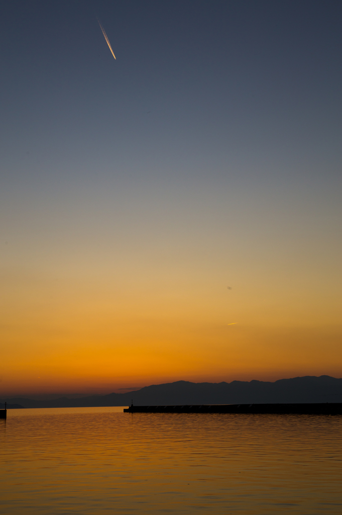 琵琶湖グラデーション