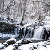 大滝冬景色