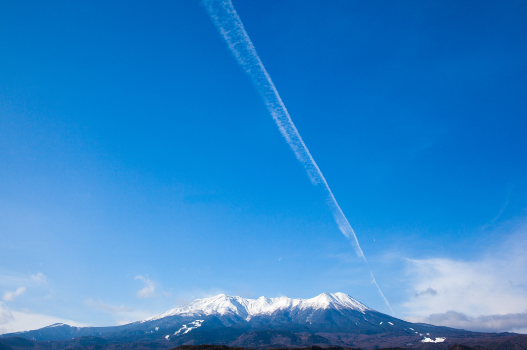 快晴の御嶽山