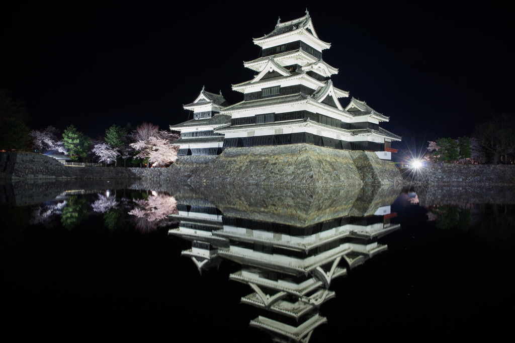 松本城（春夜景）２