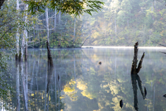 穏やかな秋の湖