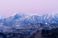 ビーナスベルトの山脈