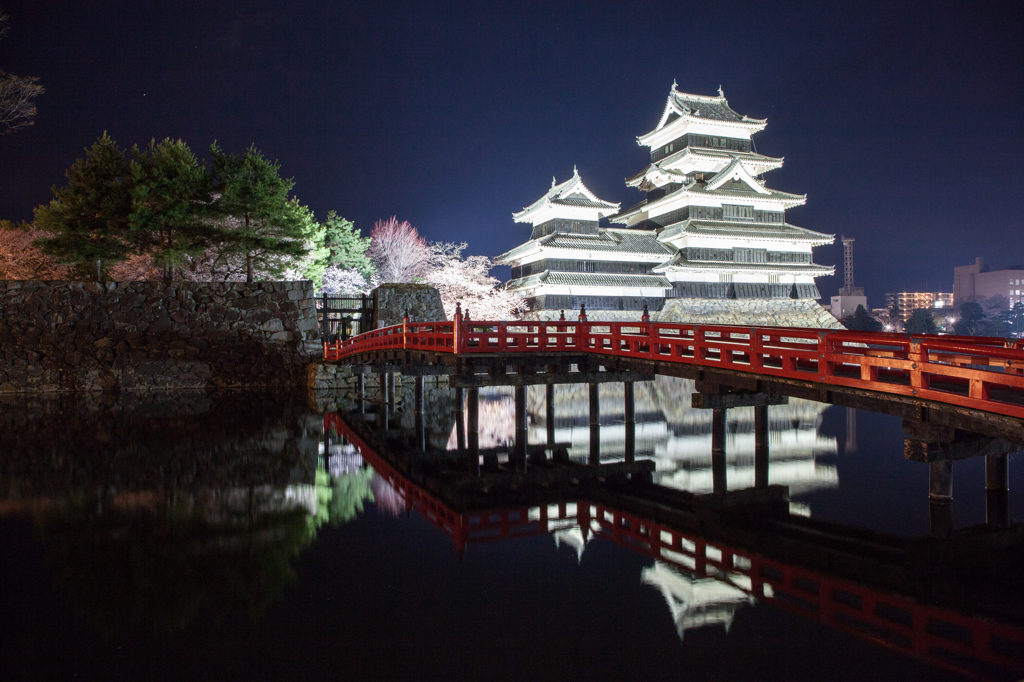 松本城（春夜景）４