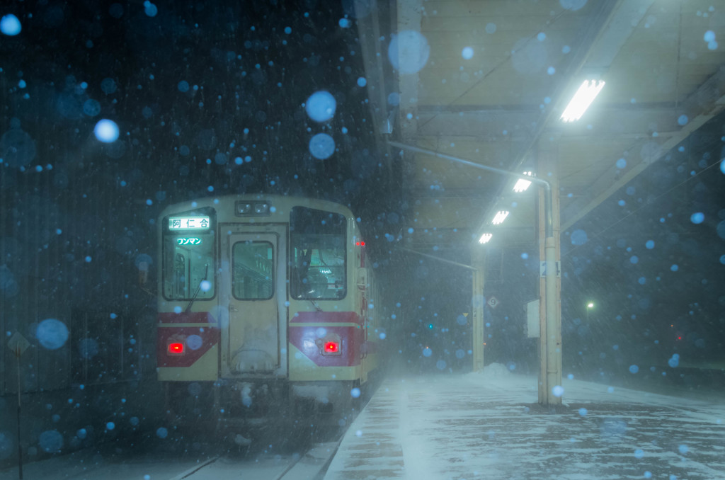 秋田内陸縦貫鉄道　鷹ノ巣駅　2015/12/27