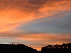 福田の夕焼け