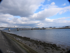 広島都市高速3号線太田川付近