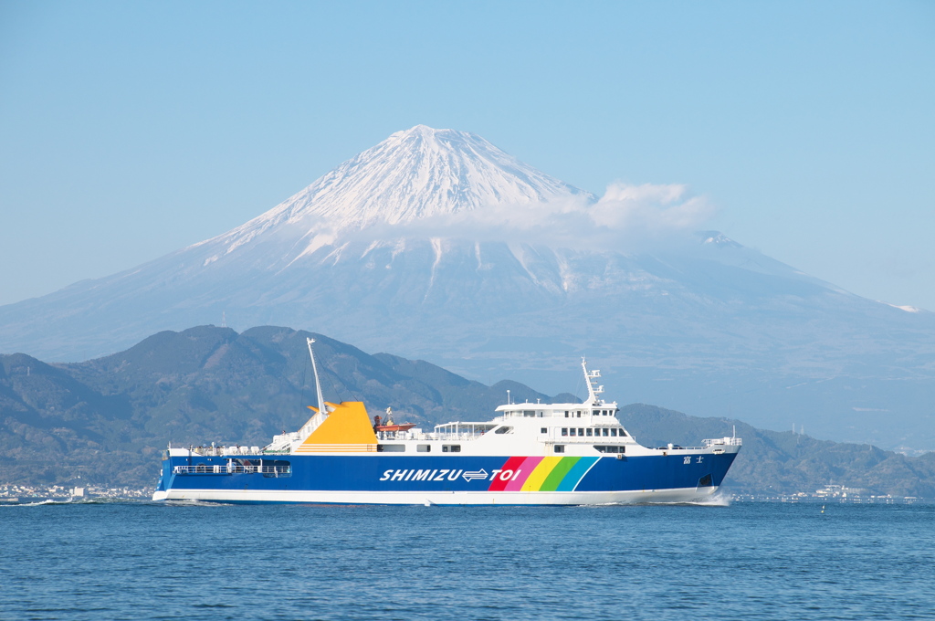 真崎・駿河湾フェリー・富士山