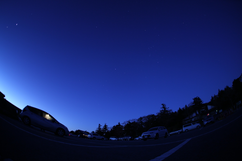 大台ケ原の星景