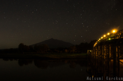 夜の富士見湖