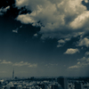 今日の東京東の空