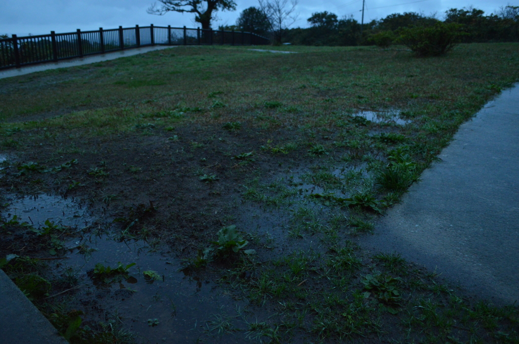 雨の展望台　10　