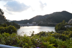 銚子ダムからの風景