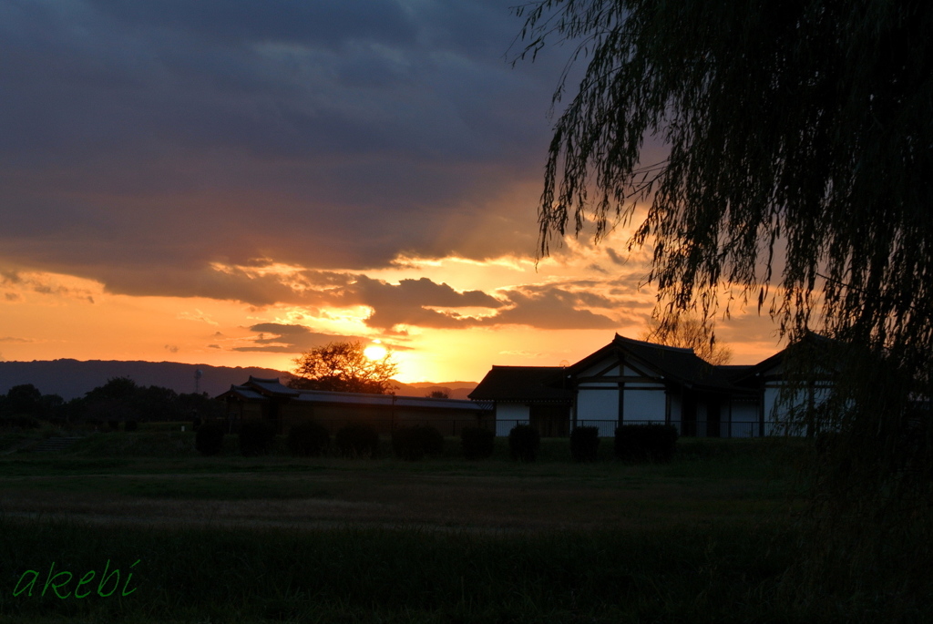 平城宮跡夕景－１