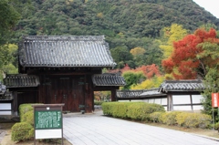 秋の藩庁門