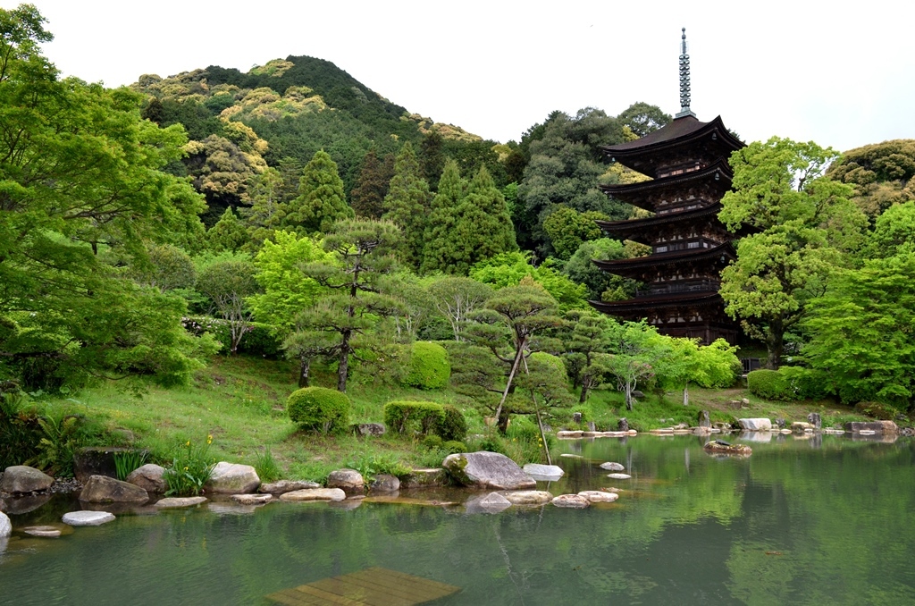 平成最後の瑠璃光寺五重塔