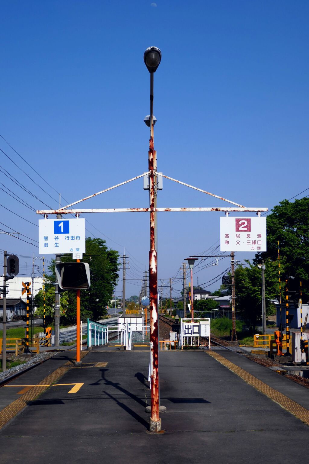 明戸駅ホーム