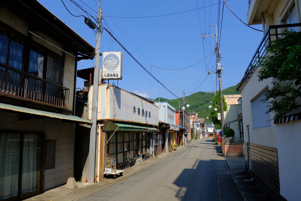 鬼石　町並み