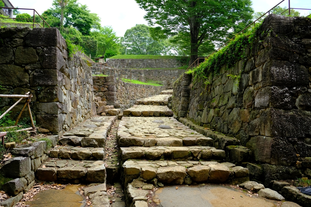 金山城址　大手虎口