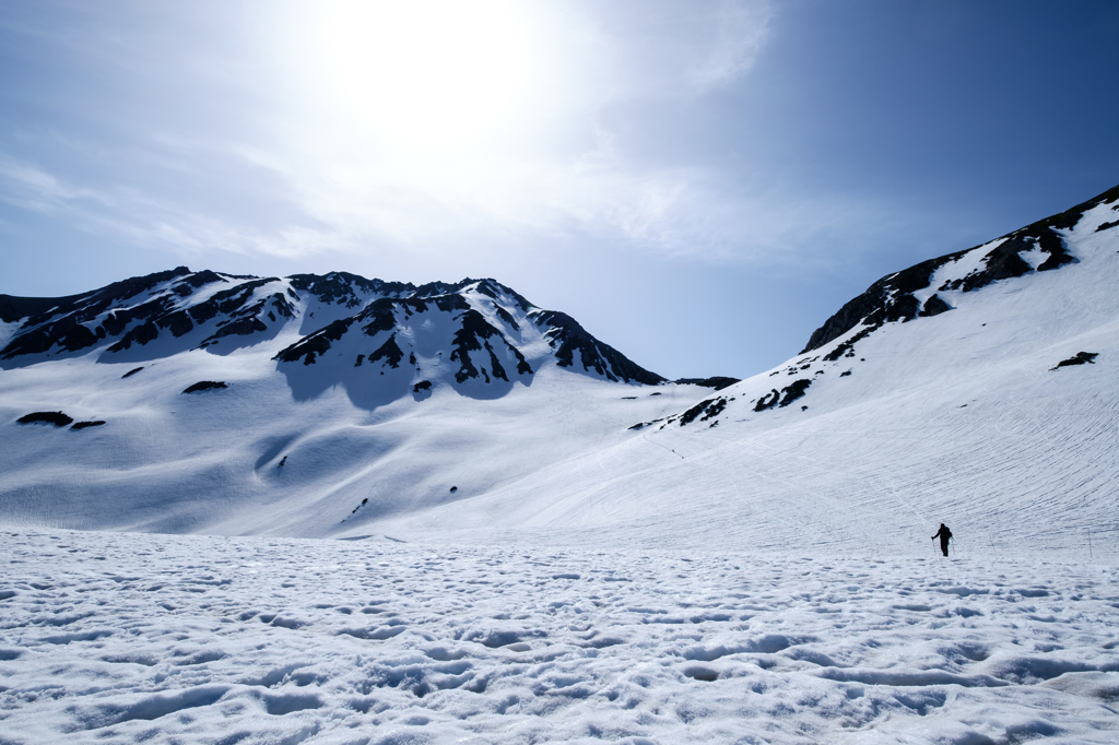 雪原を行く