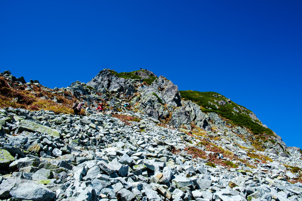 北穂高岳南陵