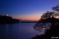 白帝城夕景