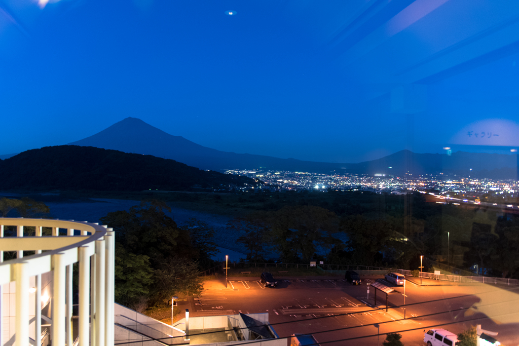夜の富士（残業編）