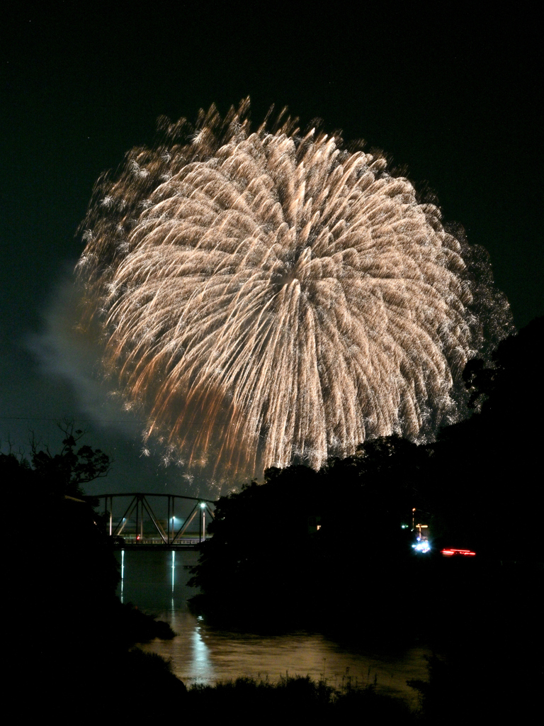 川上峡花火大会➎