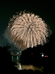 川上峡花火大会➎