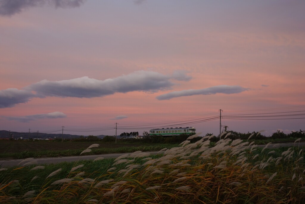 秋の夕暮れ