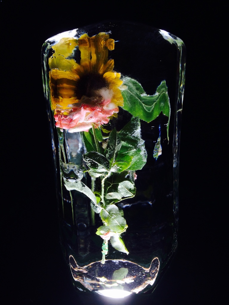 氷と花