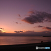 夕焼け空と海