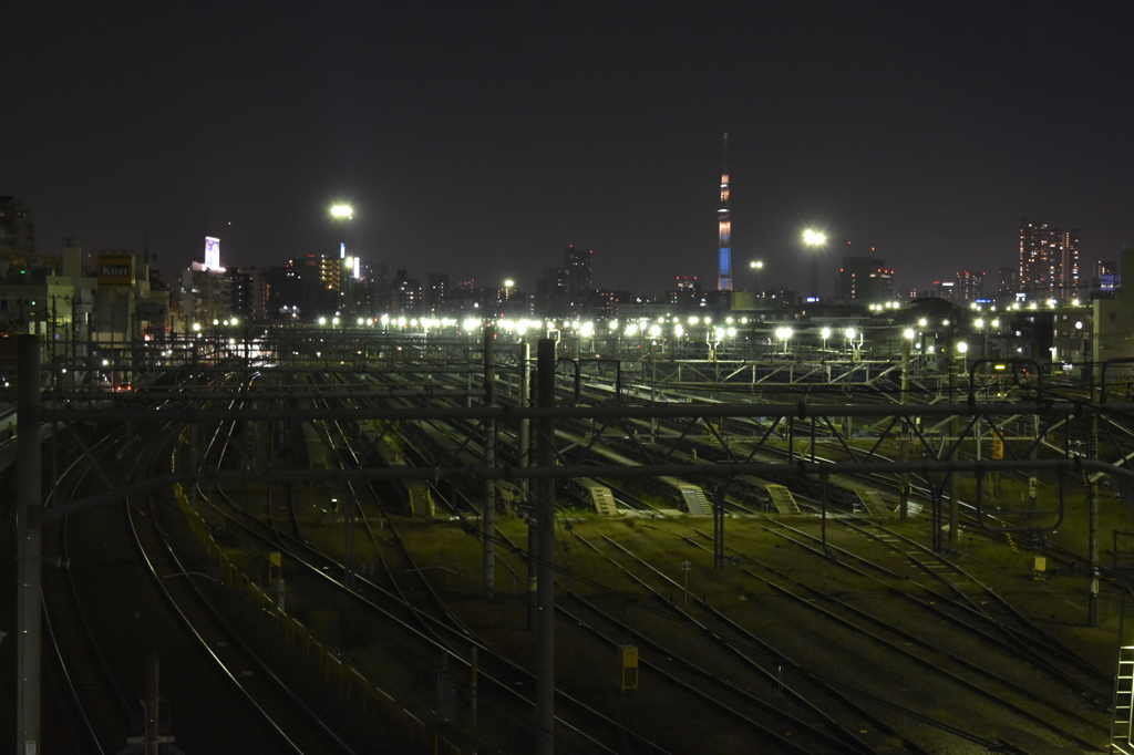夜の線路③