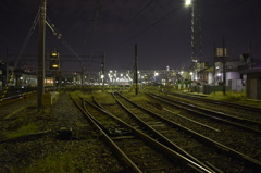 夜の線路①