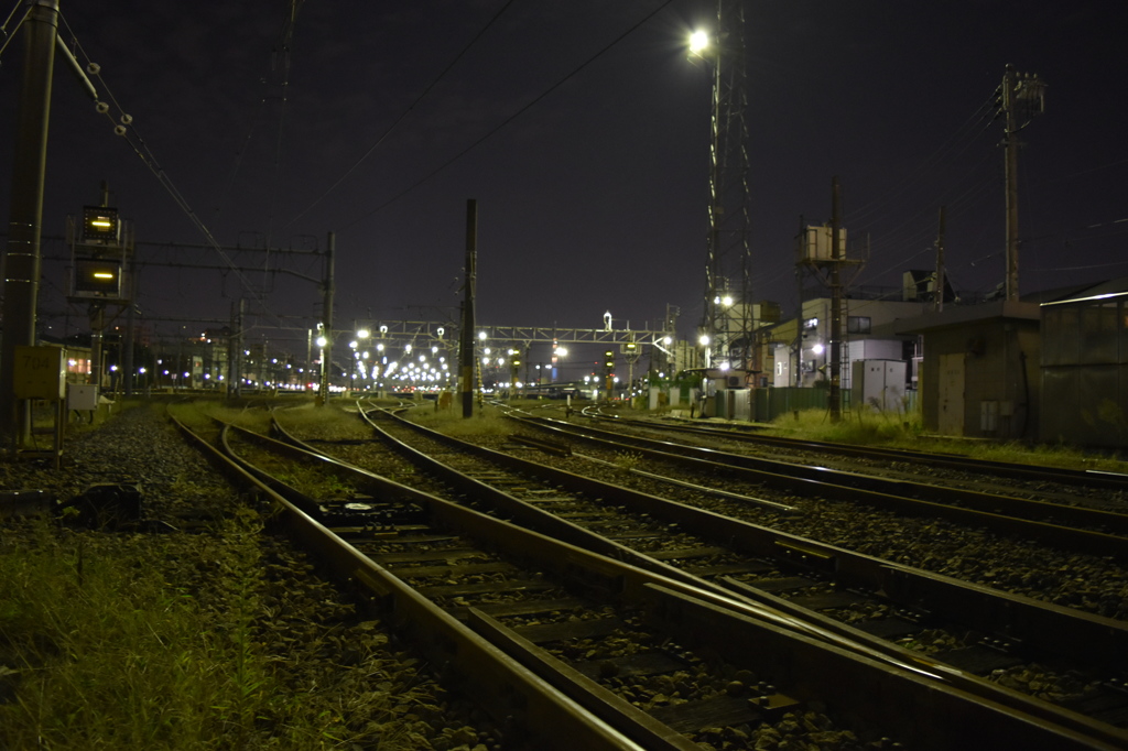 夜の線路②