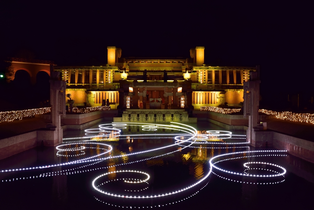 Imperial Hotel with winter illumination