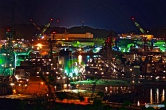 夜の軍港２